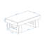 Table basse 42 po Farmhouse