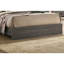 Lit contemporain grand format, gris, tête de lit, meubles en bois d'hévéa, bois d'hévéa gris, style moderne-45687163