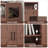 Storage Cabinet With Doors And Drawers-1954840569
