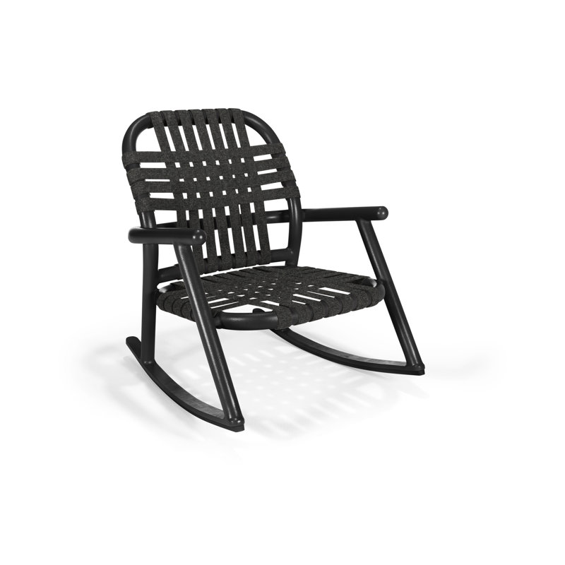 Chaise berçante Holsen, Black