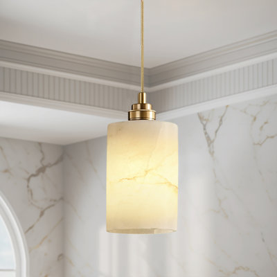 Luminaire suspendu en laiton naturel moderne pour salon de cuisine