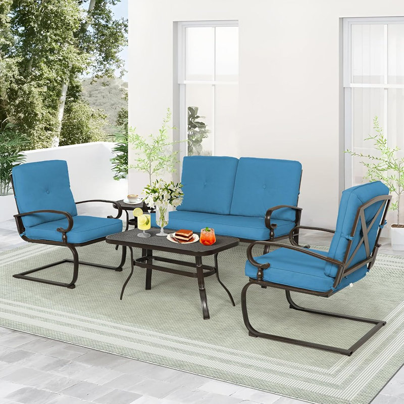Ensemble de conversation pour patio 5 pièces