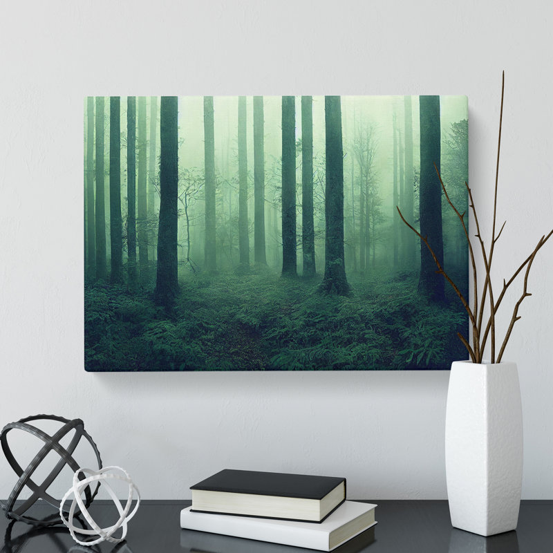 Dazzling Forest - Wrapped Canvas Print, 35cm H x 50cm W x 3cm D