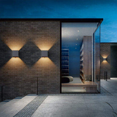 Brushed Nickel Outdoor Sconce