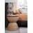 Round Seagrass End Table