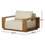 Chaise d'extérieur Nathania - Ellor beige