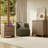 Allete Modern Fluted 2-Drawer Nightstand With Charging Station-364542002