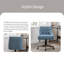 Chaise de bureau en lin-1573079853