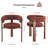 Varian Modern Boucle Upholstered Arm Chair With Metal Legs-459126431-455893445