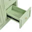 Armoire de salle de bain avec lavabo en céramique, 3 tiroirs et tablettes réglables-1169727220