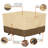 Paulding Patio Furniture Cover for Outdoor Rectangular/Oval Tables-591291452