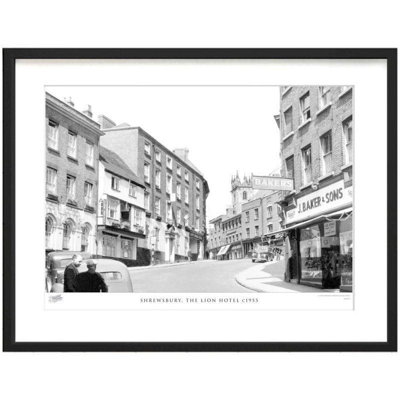 Shrewsbury, The Lion Hotel C1955 - Single Picture Frame Print, 60cm H x 80cm W x 2.3cm D