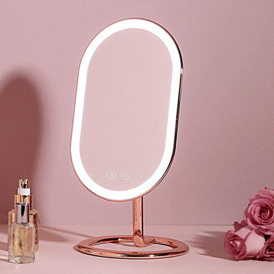 Verdon Flat Freestanding Makeup / Shaving Mirror