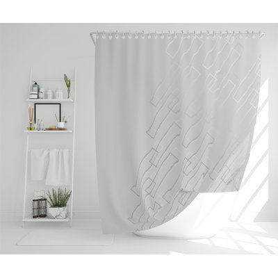 Dilyn Polyester Shower Curtain Set