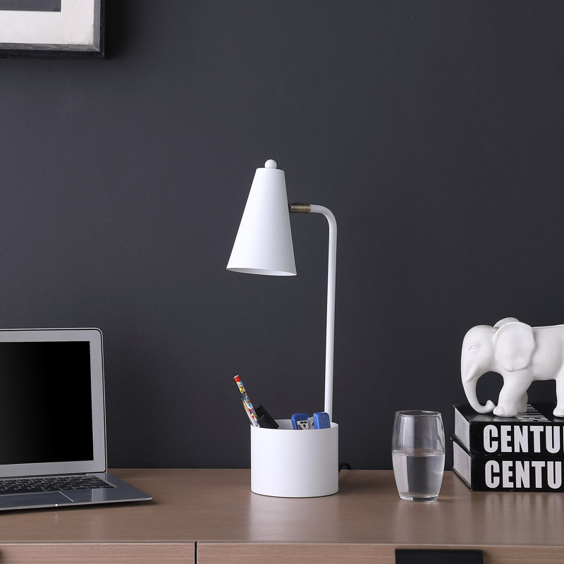 Lampe de bureau 19,5 po, Blanc