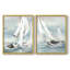 Réglage de la voile - Impression encadrée de qualité supérieure - Prêt à être accroché - aucun clou requis - aucun clou requis-2031533196-2031533194