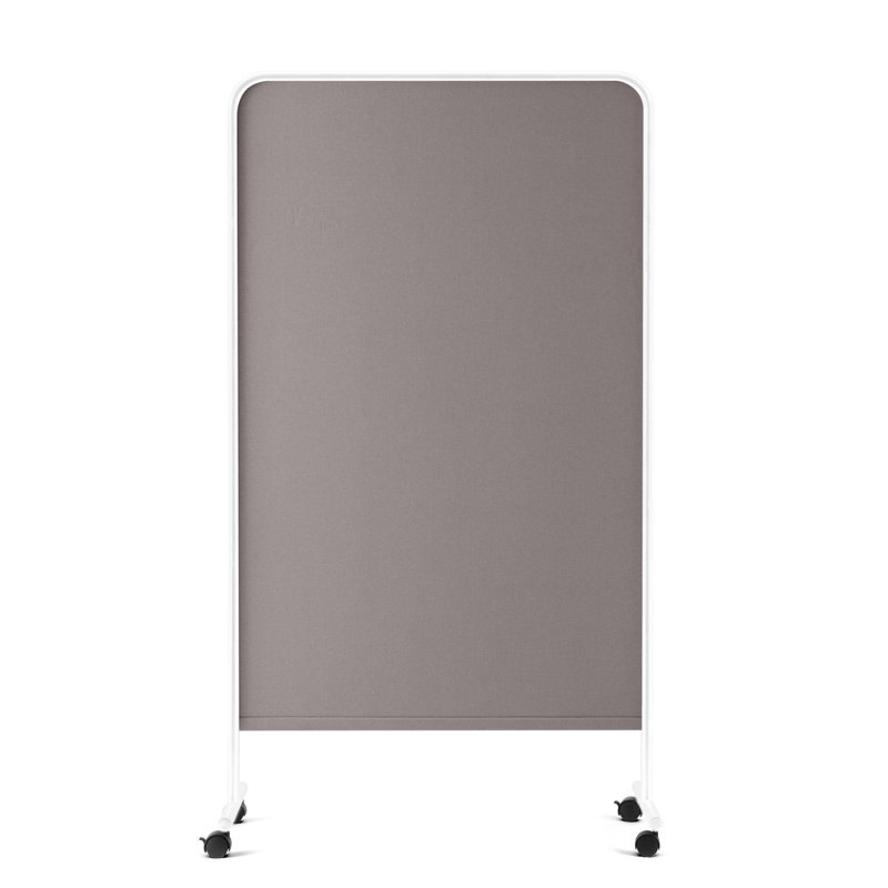 Panneau d'affichage en tissu de but, Blanc, Gris