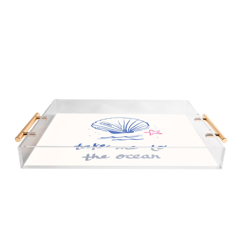 April Lane Art Take Me to the Ocean Acrylic Tray