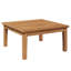 Table de jardin vidaXL en bois de teck massif brun