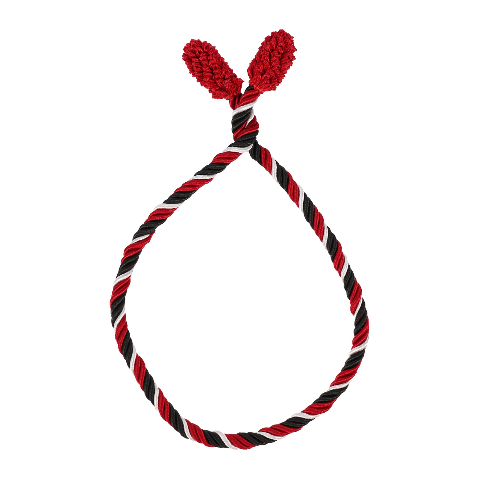 Garland Tie, 1.67 ft, Black/Red