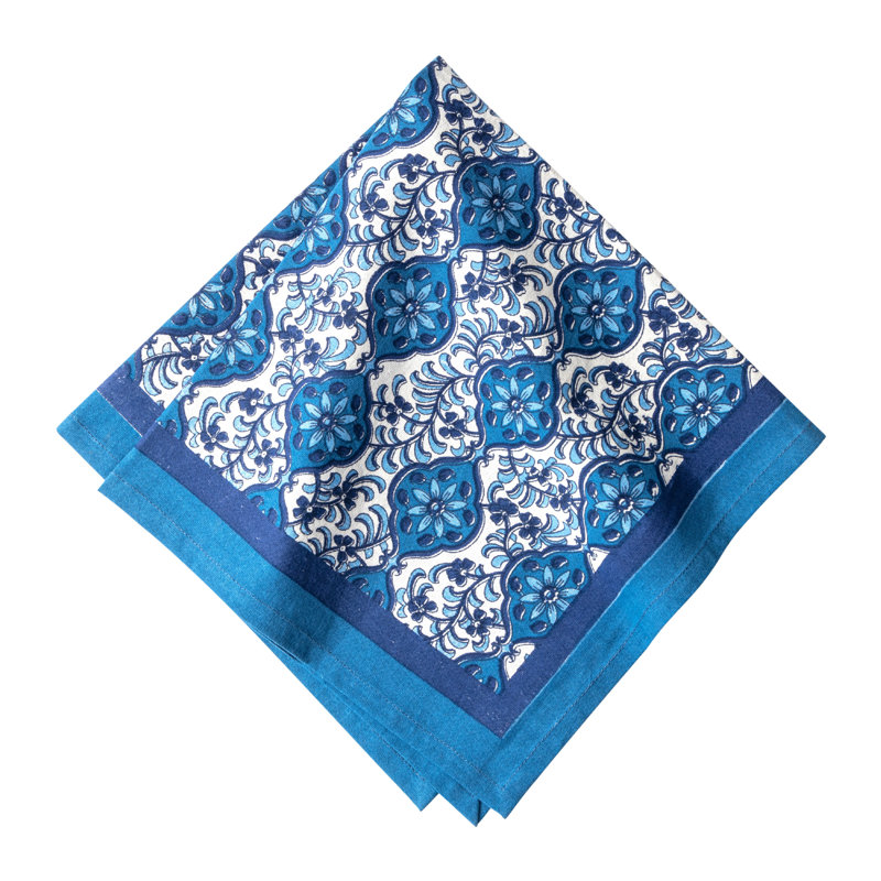 Serviette carrée en coton