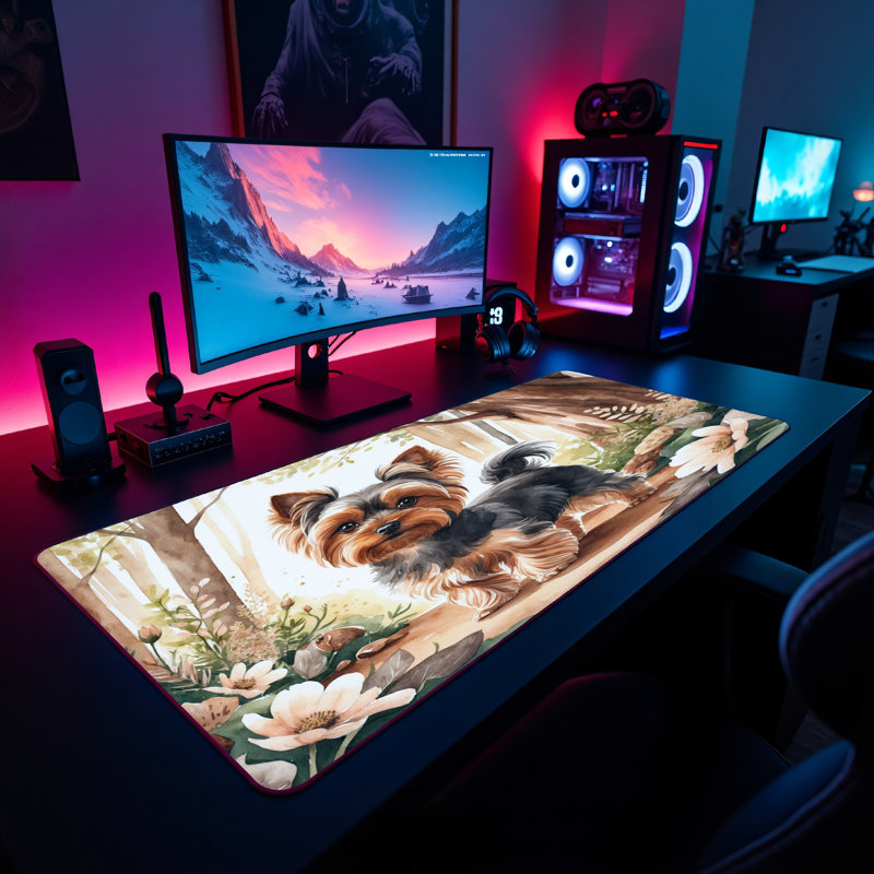Polyester Desk Pad, 23.6x13.8