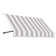 Awntech Dallas Retro Acrylic Fabric Fixed Awning
