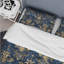 Ensemble de housse de couette Blue Gold Damask Glamour II - Glam-109145953