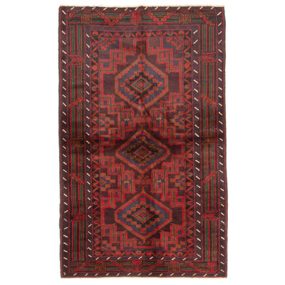 Yeager Brown Rug 3'7" x 6'1"
