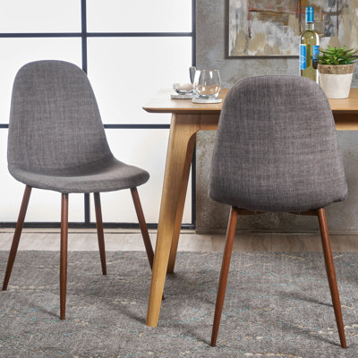 Chaises de salle à manger rembourrées Mid-Century