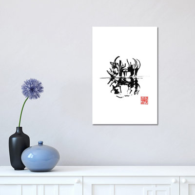 Rhinoceros by Péchane - Painting on Canvas
