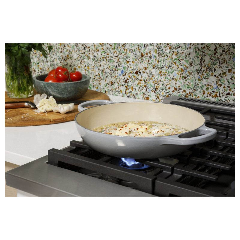 Café 48" Dual Fuel Sealed Burners Double Oven, Stainless Steel, Brushed Stainless