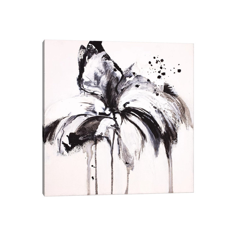 Moon Flower IX by Jude Remedios - Painting on Canvas, Wrapped Canvas, 45.72cm H x 45.72cm W x 3.81cm D