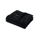 Houndstooth Kenneth Cole Textured Solid Plush Throw Blanket