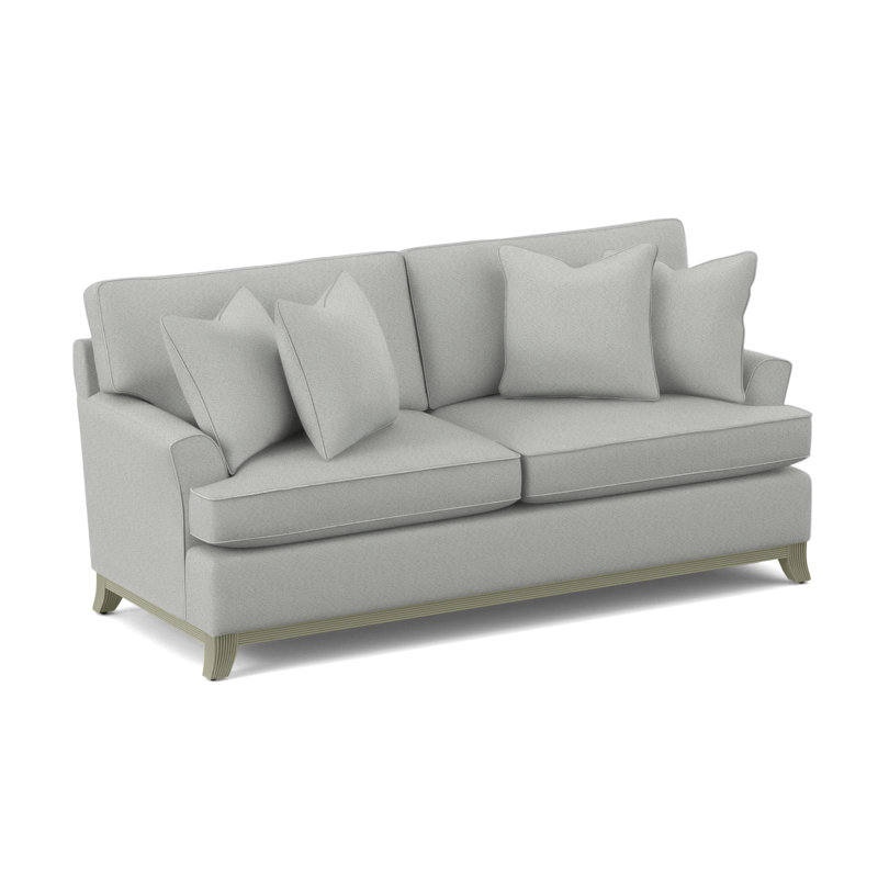 Oaks Way Sofa, Greystone Finish, Basic Navy; 0317-61