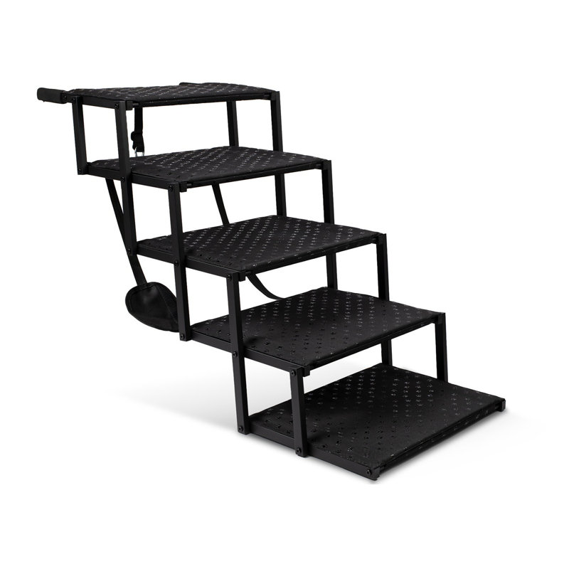 Rampe pour chien pour voiture pliable portable escalier 5 marches