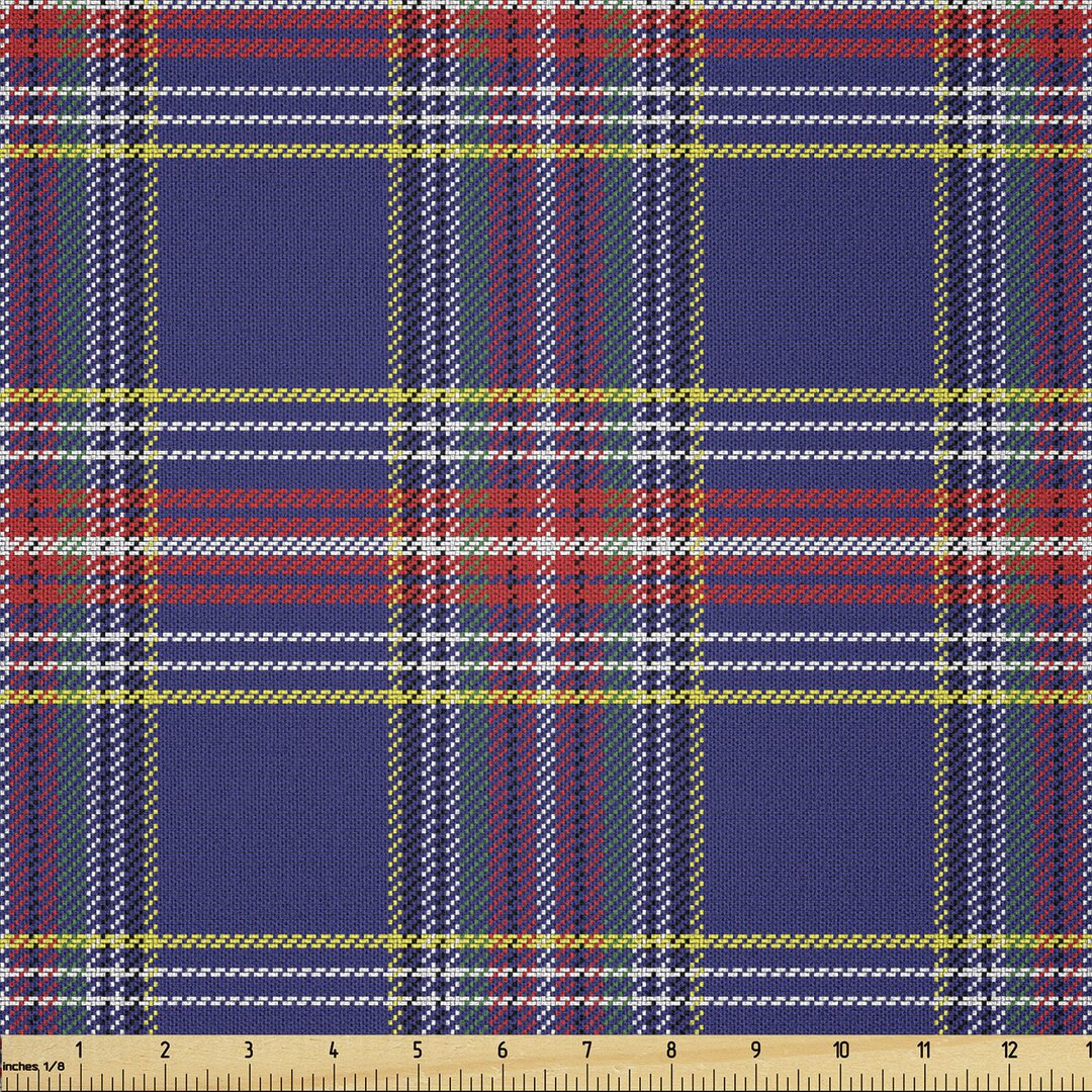 Stoff als Meterware, Scottish Country Style, Plaid, Mehrfarbig