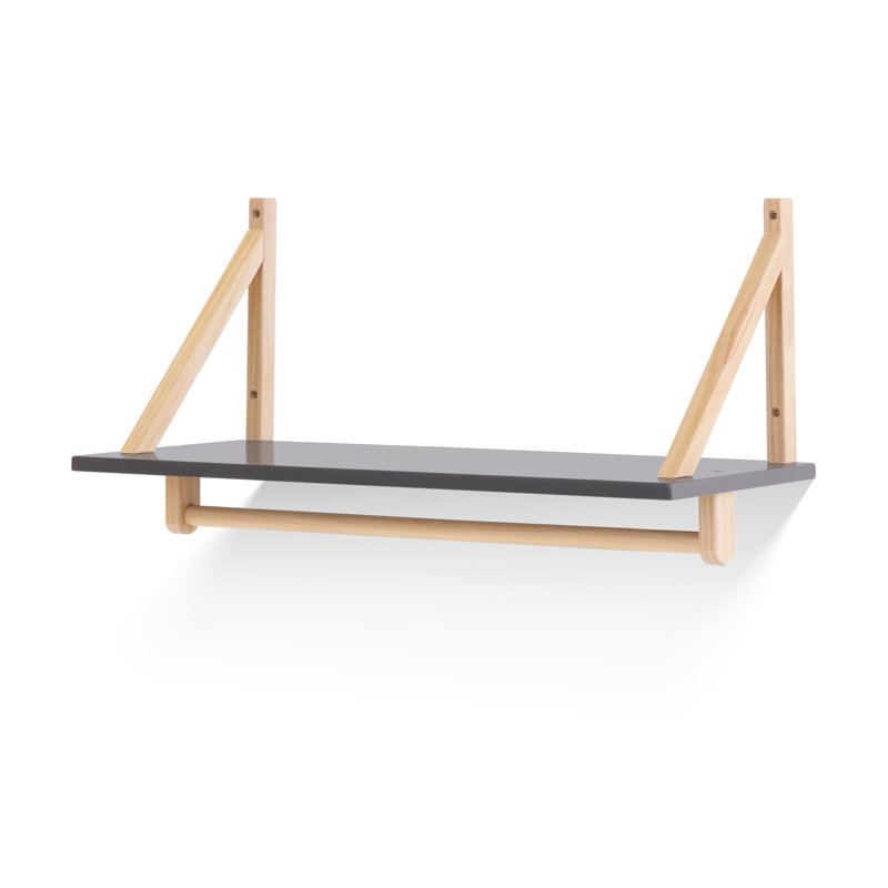 Maya Wall Shelf, Slate/Natural