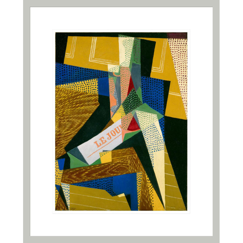 «Still Life» par Juan Gris, impression giclée sur cadre, H 21,75 po x l 17,58 po