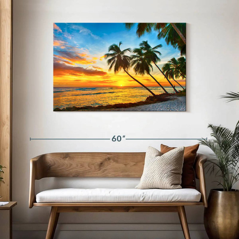 Gillard Quiet Barbados Beach, 30" H x 45" W