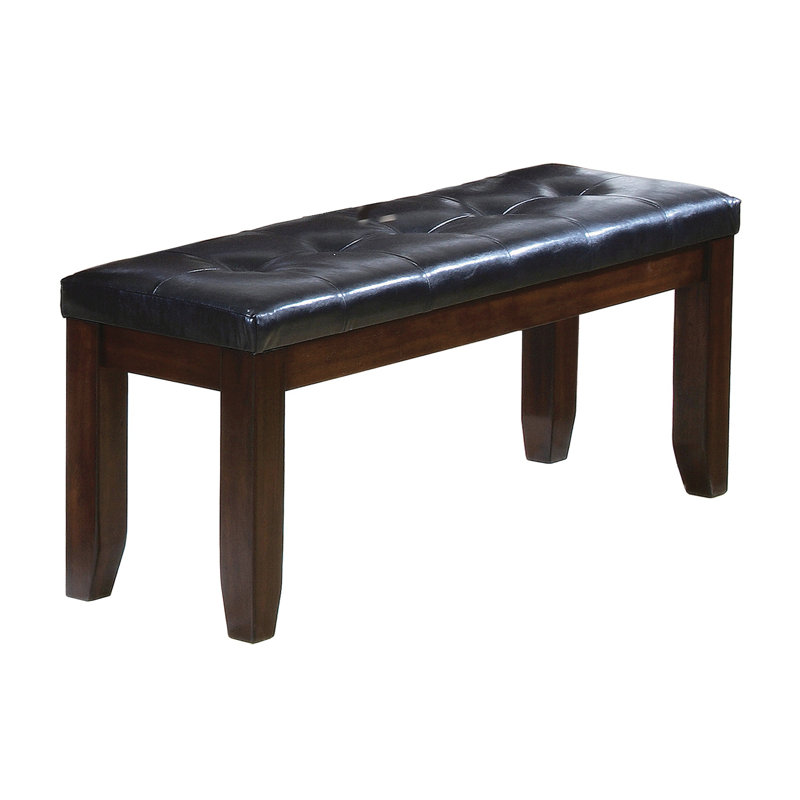 Banc rembourré en similicuir Laquanta