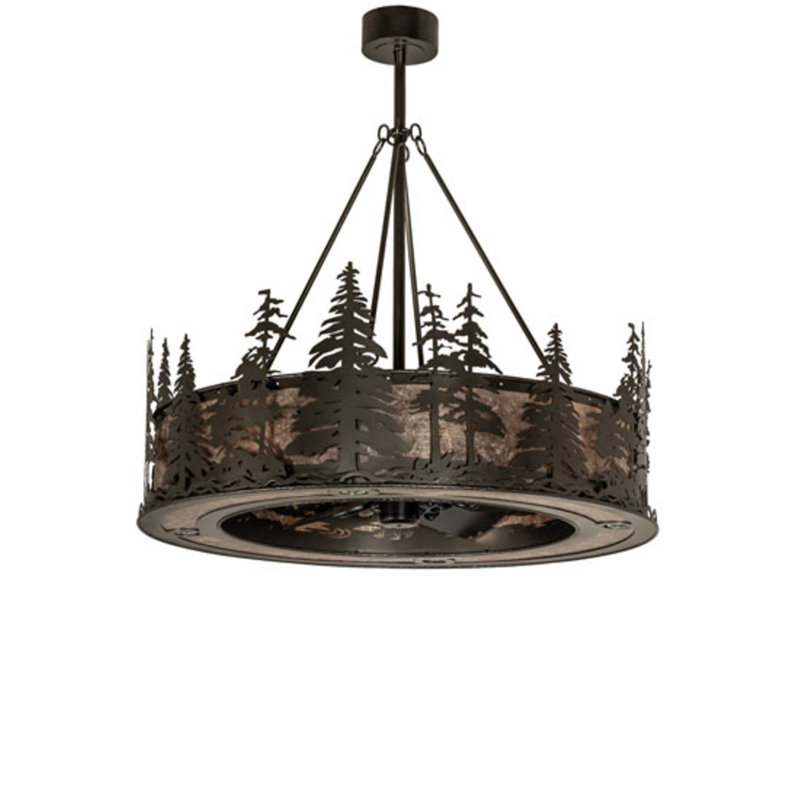 Tall Pines Downrod Ceiling Fan