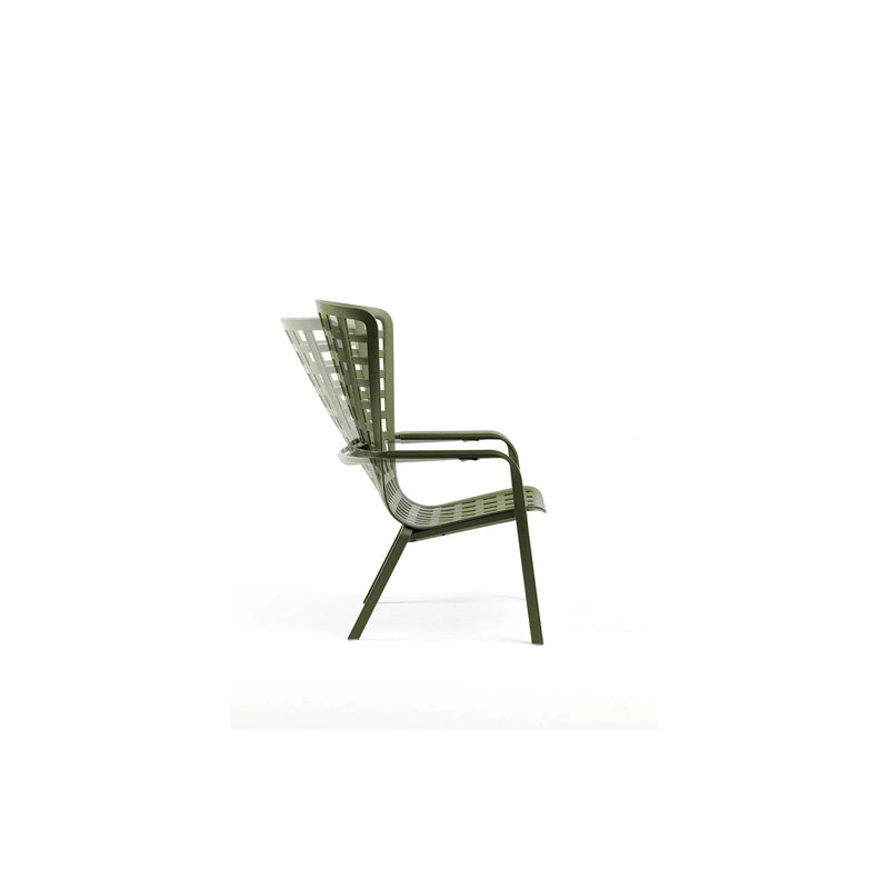 Folio Outdoor Rocker Chair, Beige, Green