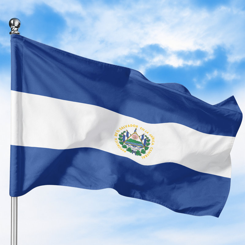 Drapeau d'extérieur du Guatemala (1,5 x 2,4 m) - Polyester durable et résistant à la décoloration, double couture, œillets en laiton - Drapeau d'Amérique centrale imprimé en haute définition - Fabriqué aux États-Unis