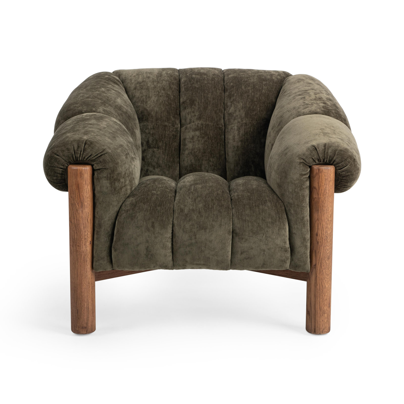 Marquis Upholstered Accent Chair, Olive Green