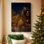 Bougie aux chandelles, toile tendue de qualité supérieure Carol
