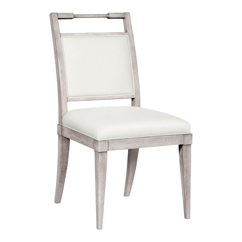 Maria Dining Side Chair, Dove Gray, Kempsey Sheepskin