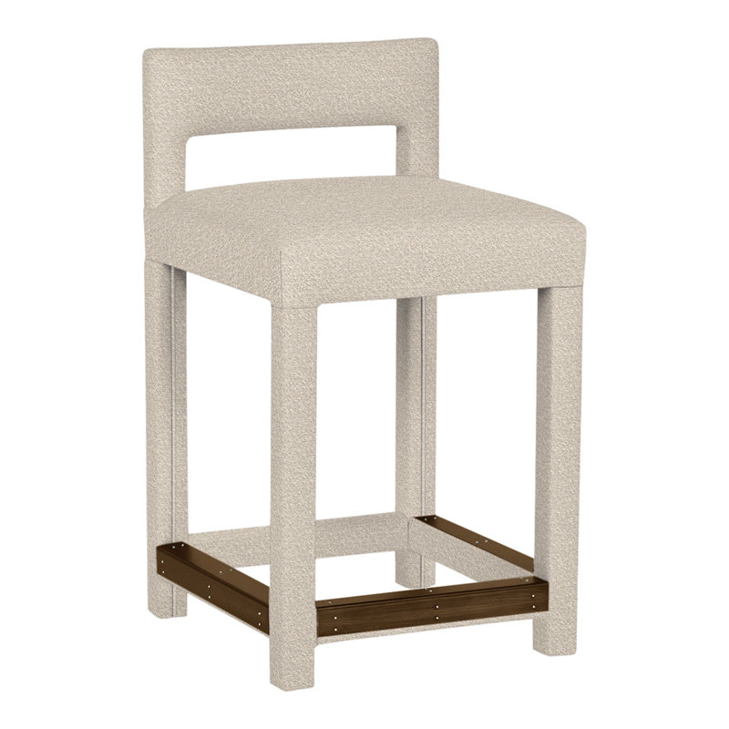Thom Filicia 25.5'' Counter Stool, Havana, Nadia Steam