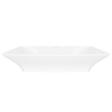 Ravello 60 Rectangular 24-1/8" Vessel Lavatory Sink in Volcanic Limestone without Internal Overflow