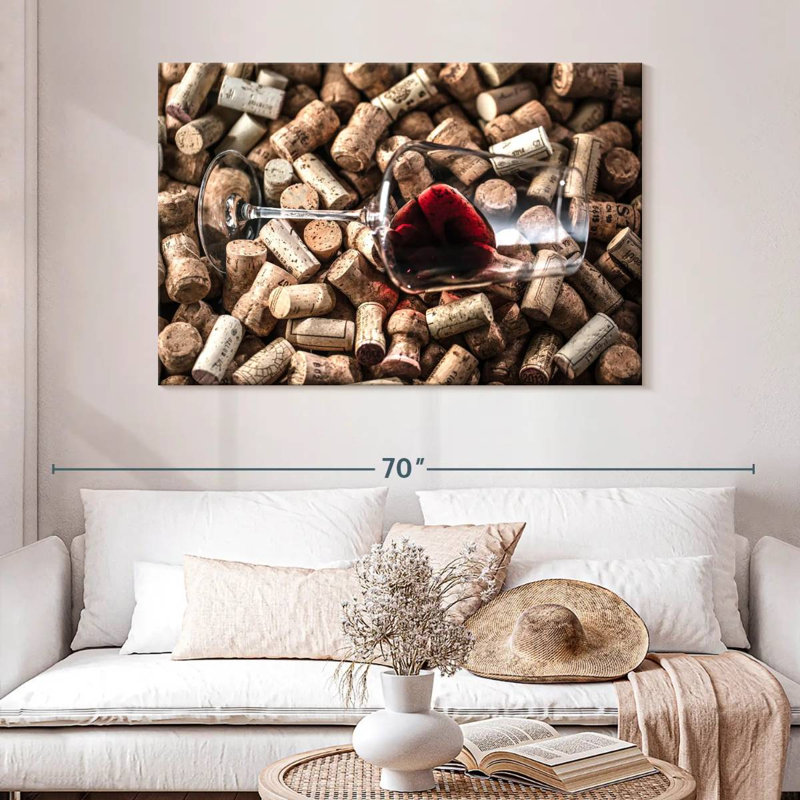 Yarlin Red Wine Corks, 32" H x 48" W